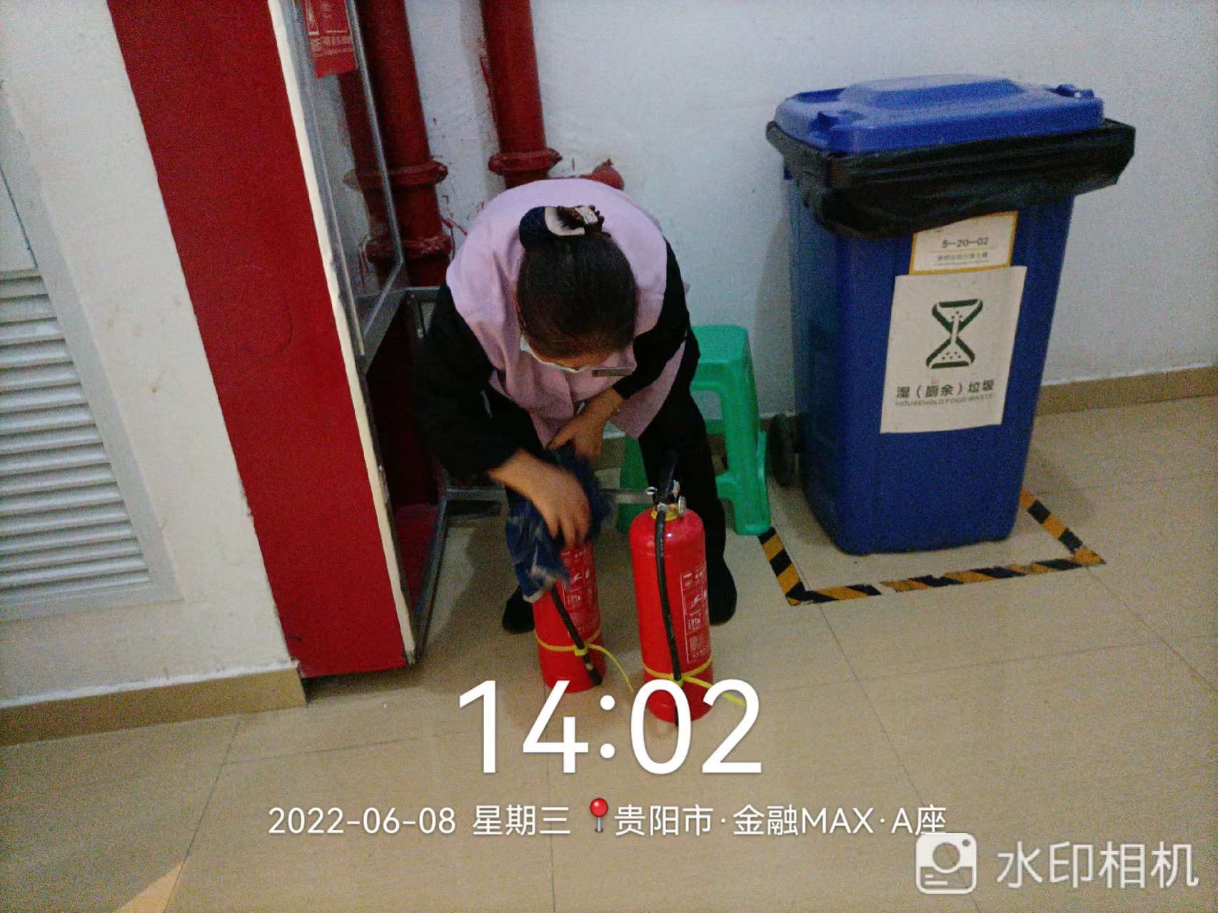 擦拭消防器材